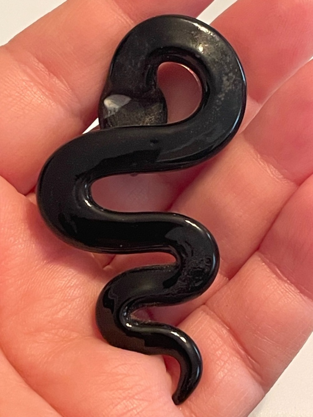 Hand Blown Snake Glass Pendant - Picture 2 of 2